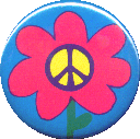 Magnet: Peace flower