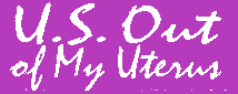Sticker: Out of My Uterus